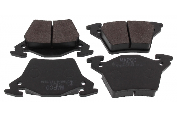 MAPCO Bremseklodser 6591 bagaksel for MERCEDES-BENZ