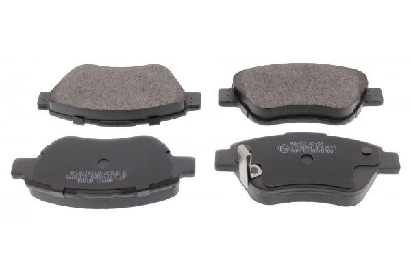 MAPCO Bremseklodser 6596 foraksel for VAUXHALL OPEL FIAT GENERAL MOTORS