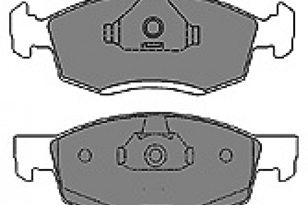 MAPCO Bremseklodser 6612 foraksel for FIAT
