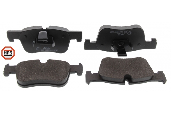 MAPCO Bremseklodser 6636hps foraksel for BMW