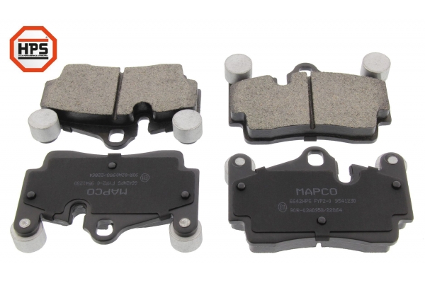 MAPCO Bremseklodser 6642hps bagaksel for PORSCHE VAG