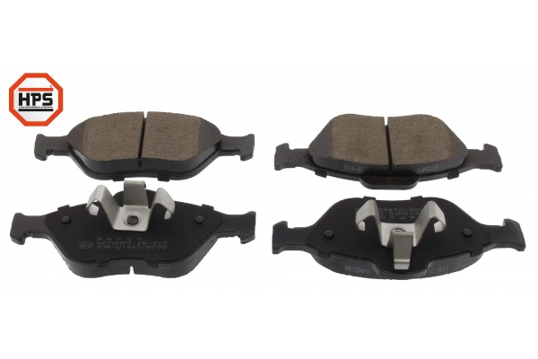 MAPCO Bremseklodser 6672hps foraksel for FORD MAZDA