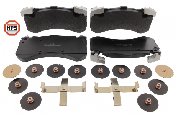 MAPCO Bremseklodser 6676hps foraksel for AUDI