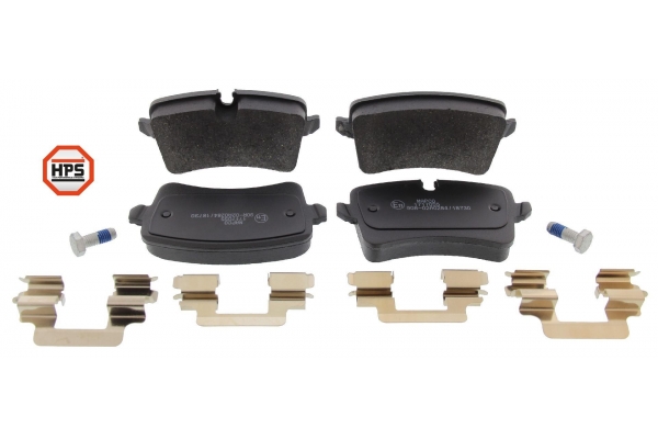 MAPCO Bremseklodser 6678hps bagaksel for AUDI VW