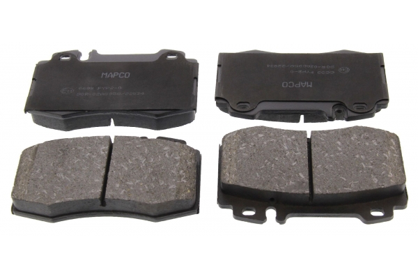 MAPCO Bremseklodser 66991 foraksel for MERCEDES-BENZ
