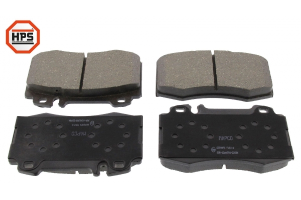 MAPCO Bremseklodser 6699hps foraksel for MERCEDES-BENZ