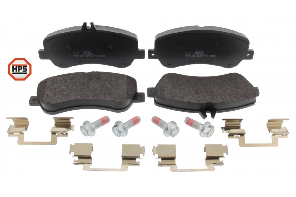MAPCO Bremseklodser 6703hps foraksel for MERCEDES-BENZ