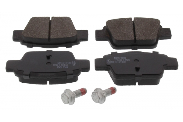 MAPCO Bremseklodser 6730 bagaksel for FIAT