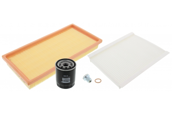 MAPCO Filter-sæt 68012 for OPEL VAUXHALL FORD VOLVO GENERAL MOTORS FIAT LANCIA NISSAN PEUGEOT HONDA ISUZU MAZDA MITSUBISHI RENAULT KIA HYUNDAI LAMBOR