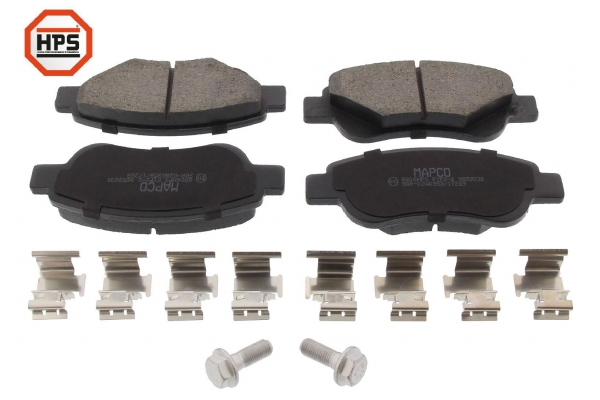 MAPCO Bremseklodser 6806hps foraksel for CITROËN PEUGEOT GEELY TOYOTA JAC