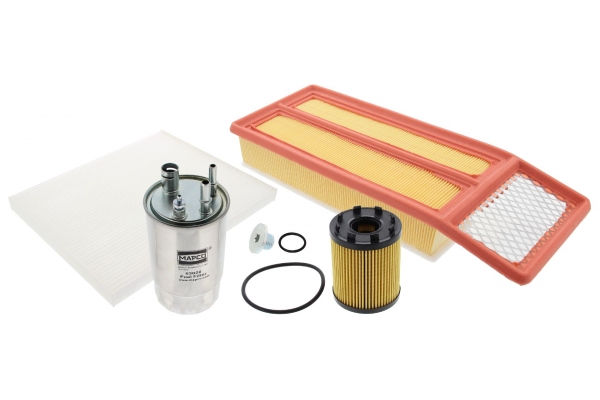 MAPCO Filter-sæt 68305 for CITROËN PEUGEOT GENERAL MOTORS OPEL FORD FIAT VAUXHALL CHRYSLER LANCIA ALFA ROMEO ROVER SUZUKI