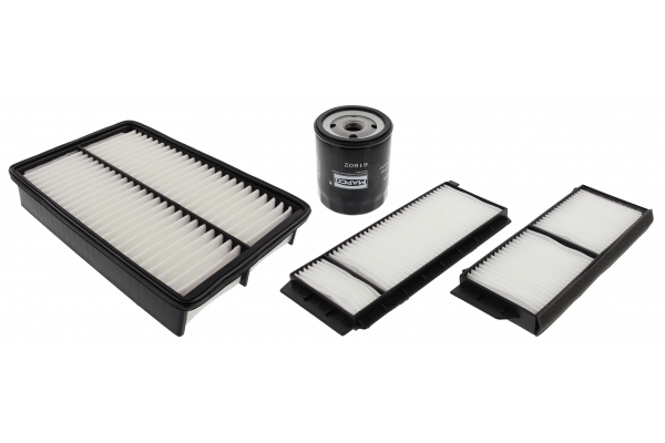 MAPCO Filter-sæt 68554 for FIAT FORD VOLVO CHRYSLER JAGUAR MAZDA PEUGEOT RENAULT TOYOTA LEXUS LAND ROVER BMW