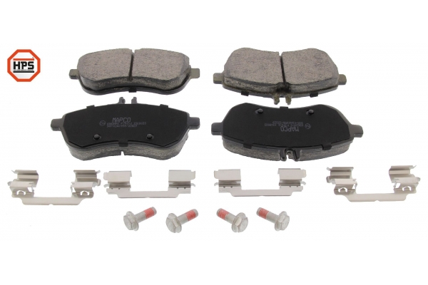MAPCO Bremseklodser 6862hps foraksel for MERCEDES-BENZ