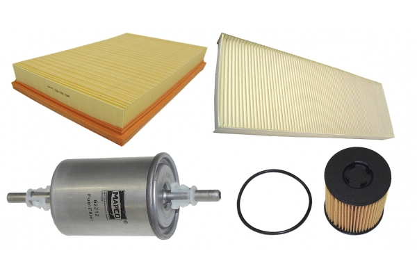 MAPCO Filter-sæt 68713 for PEUGEOT CITROËN OPEL GENERAL MOTORS CHEVROLET SAAB FIAT ALFA ROMEO JAGUAR VAG