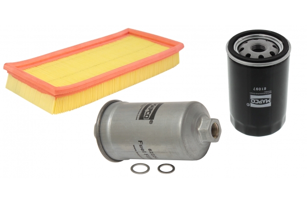 MAPCO Filter-sæt 68805 for FERRARI PEUGEOT FIAT VOLVO DODGE FORD GENERAL MOTORS SAAB GMC LANCIA OPEL CADILLAC CITROËN VW VAG MERCEDES-BENZ BMW CHRYSL