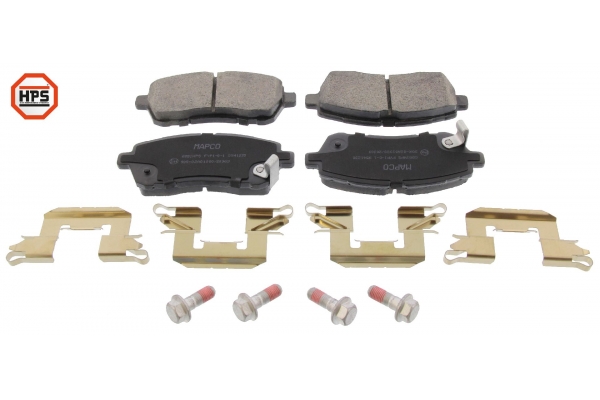 MAPCO Bremseklodser 6881hps foraksel for FORD DAIHATSU MAZDA SUZUKI
