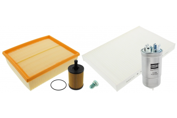 MAPCO Filter-sæt 68823 for FORD AUDI VAG DODGE MITSUBISHI