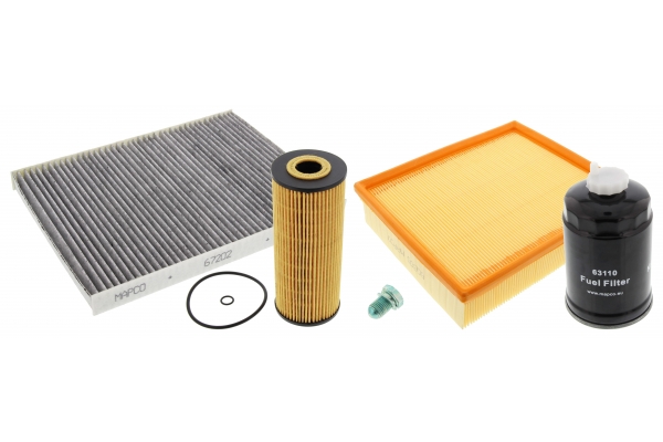 MAPCO Filter-sæt 68904 for PEUGEOT CITROËN OPEL FORD VOLVO FIAT AUDI SKODA VW SEAT VAG CHRYSLER LAND ROVER MITSUBISHI ROVER RENAULT