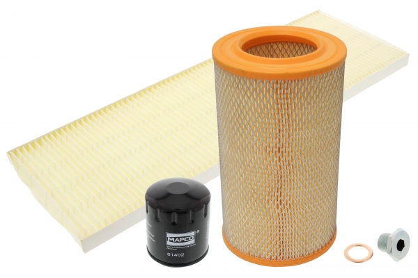 MAPCO Filter-sæt 68925 for CITROËN PEUGEOT DAF FORD GENERAL MOTORS VOLVO FIAT SSANGYONG HYUNDAI CITROËN (DF-PSA) DAIHATSU NISSAN RENAULT SUZUKI TALBO