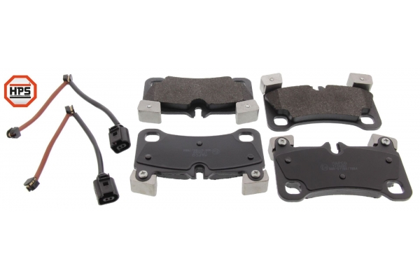MAPCO Bremseklodser 6987hps foraksel for PORSCHE VAG