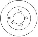 MAPCO Bremseskive 25547 bagaksel ventileret 284mm 20mm for MITSUBISHI