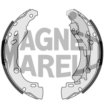 MAGNETI MARELLI Bremsebakke 360219198291 for LANCIA PEUGEOT