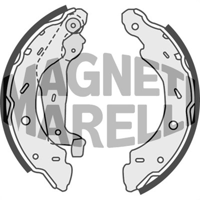 MAGNETI MARELLI Bremsebakke 360219198292 for SMART