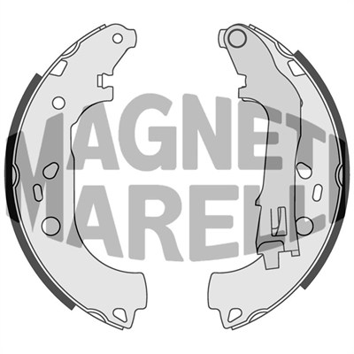 MAGNETI MARELLI Bremsebakke 360219198301 for FIAT