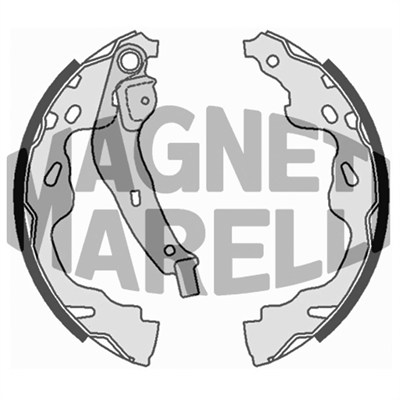 MAGNETI MARELLI Bremsebakke 360219198309 for OPEL SUZUKI TOYOTA CITROËN/PEUGEOT
