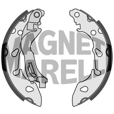 MAGNETI MARELLI Bremsebakke 360219198318 for FIAT