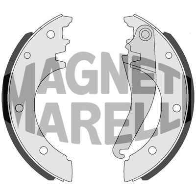 MAGNETI MARELLI Bremsebakke 360219198356 for IVECO