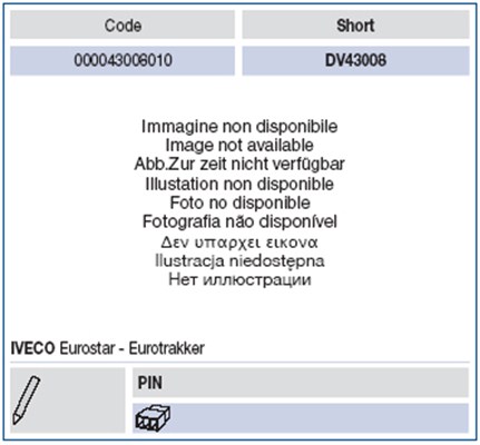MAGNETI MARELLI 000043008010 for IVECO