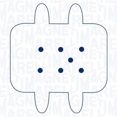 MAGNETI MARELLI Vinduesløfter 350103599000 foran til venstre for OPEL VAUXHALL