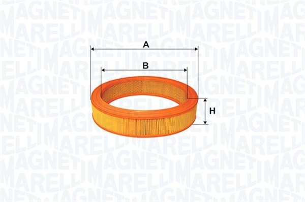 MAGNETI MARELLI Luftfilter 153071760178 Filterindsats inner_diameter_mm_496|Indvendig diameter [mm]|239 outer_diameter_mm_497|Yderdiameter [mm]|293 67