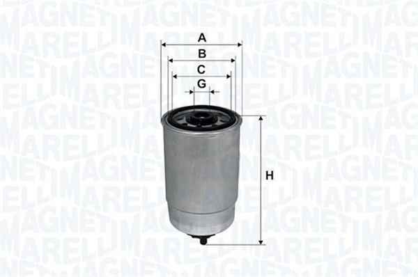 MAGNETI MARELLI Brændstof-filter 152071758006 med filtervarme diameter_3_mm_343|Diameter 3 [mm]|72 diameter_4_mm_344|Diameter 4 [mm]|62 outer_diameter