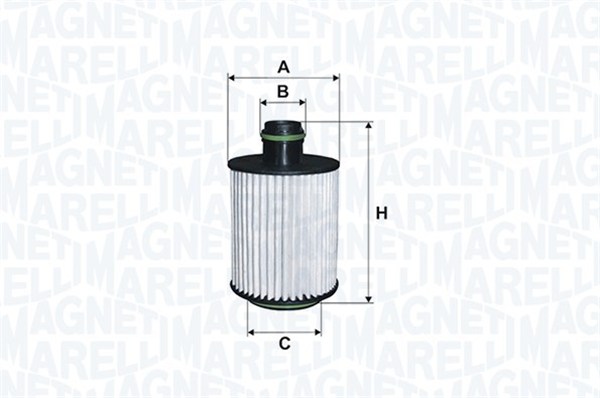MAGNETI MARELLI Oliefilter 153071762464 Filterindsats height_1_mm_339|Højde 1 [mm]|130 inner_diameter_mm_496|Indvendig diameter [mm]|25 outer_diameter