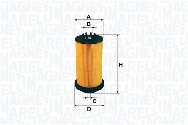 MAGNETI MARELLI Brændstof-filter 153071762484 Filterindsats inner_diameter_mm_496|Indvendig diameter [mm]|32 outer_diameter_mm_497|Yderdiameter [mm]|8