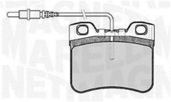 MAGNETI MARELLI Bremseklodser 363916060165 for CITROËN