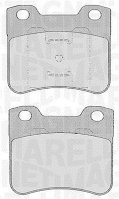 MAGNETI MARELLI Bremseklodser 363916060166 for CITROËN PEUGEOT