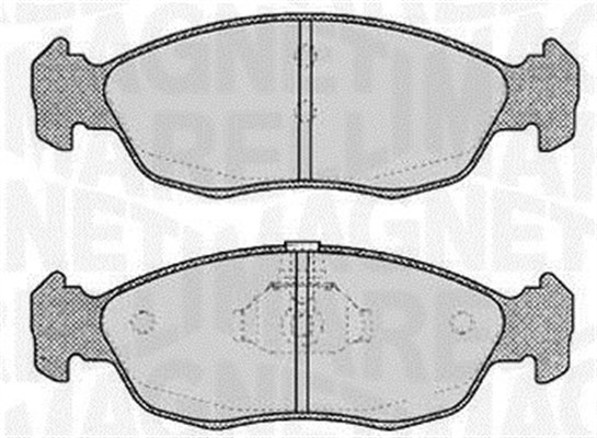MAGNETI MARELLI Bremseklodser 363916060196 for PEUGEOT