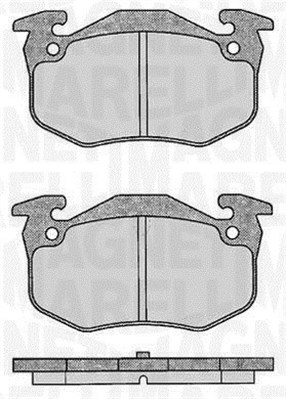 MAGNETI MARELLI Bremseklodser 363916060197 for CITROËN PEUGEOT FENGSHEN RENAULT HSV