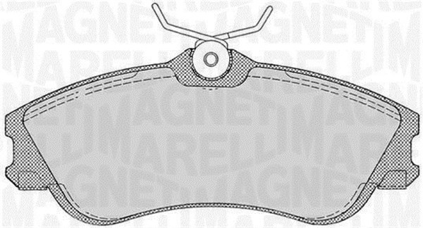 MAGNETI MARELLI Bremseklodser 363916060199 for PEUGEOT CITROËN