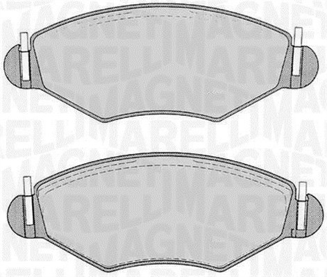 MAGNETI MARELLI Bremseklodser 363916060201 for PEUGEOT CITROËN