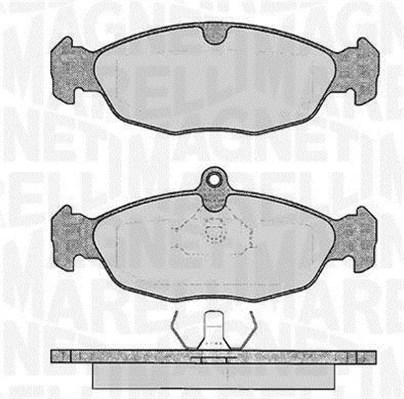 MAGNETI MARELLI Bremseklodser 363916060208 for OPEL VAUXHALL DAEWOO CHEVROLET BUICK (SGM) GENERAL MOTORS JAGUAR