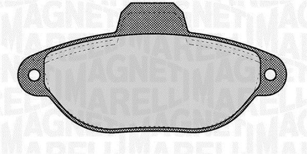MAGNETI MARELLI Bremseklodser 363916060220 for FIAT