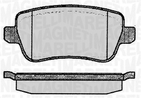 MAGNETI MARELLI Bremseklodser 363916060225 for FIAT