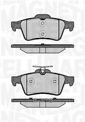 MAGNETI MARELLI Bremseklodser 363916060243 for CITROËN FORD OPEL VOLVO SAAB PONTIAC GENERAL MOTORS JAGUAR MAZDA MITSUBISHI MAZDA (CHANGAN) RENAULT FO
