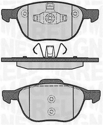 MAGNETI MARELLI Bremseklodser 363916060244 for FORD FORD (CHANGAN) VOLVO MAZDA MITSUBISHI NISSAN FORD AUSTRALIA MAZDA (CHANGAN)