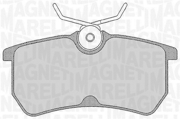 MAGNETI MARELLI Bremseklodser 363916060253 for FORD FORD USA