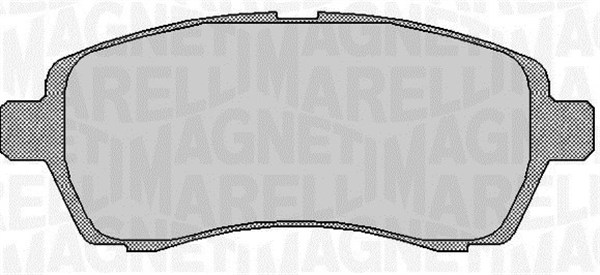 MAGNETI MARELLI Bremseklodser 363916060254 for FORD